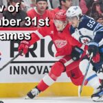 Review of December 31st NHL Games