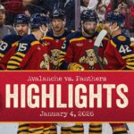 Panthers vs Avalanche Highlights | 1.4.26