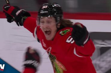 Blackhawks' Tyler Bertuzzi Caps Hat Trick With OT Winner vs. Golden Knights
