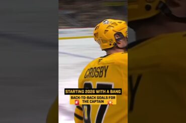 Crosby Scores Two Goals in First Six Minutes of Play