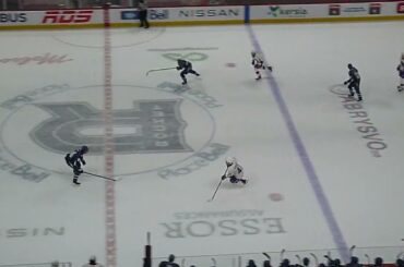 Laval Rocket's Kaapo Kähkönen makes an overtime breakaway save vs. Syracuse Crunch's Jakob Pelletier