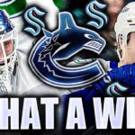 KEVIN LANKINEN & LIAM OHGREN ARE UNSTOPPABLE: CANUCKS WIN VS THE SEATTLE KRAKEN