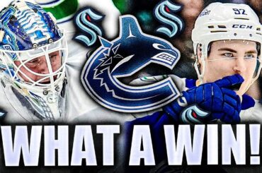KEVIN LANKINEN & LIAM OHGREN ARE UNSTOPPABLE: CANUCKS WIN VS THE SEATTLE KRAKEN
