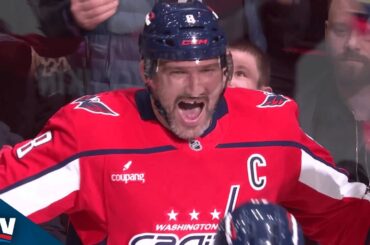 Capitals' Alex Ovechkin Unleashes Wicked Shot That Blows Past Ducks' Petr Mrazek