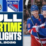 Utah Mammoth at New York Rangers | FULL Overtime Highlights - January 5, 2026