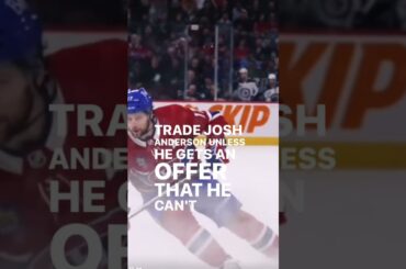 Will Josh Anderson be traded by the NHL trade deadline? #shorts #reels #hockey #nhl #tradedeadline
