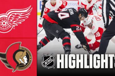 Red Wings vs. Senators | NHL Highlights | January 05, 2026