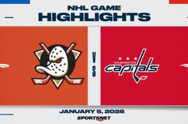 NHL Highlights | Ducks vs. Capitals - January 5, 2025