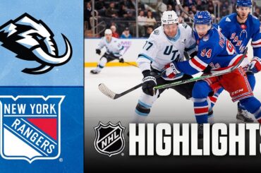 Mammoth vs. Rangers | NHL Highlights | January 05, 2026