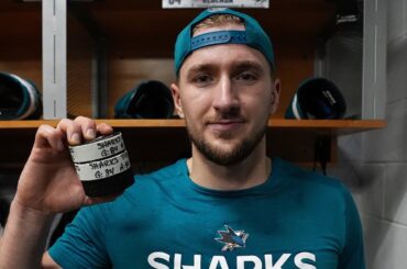 Regenda's 1st career hat trick! 🇸🇰🎩🦈 Regendov prvý hetrik v NHL!
