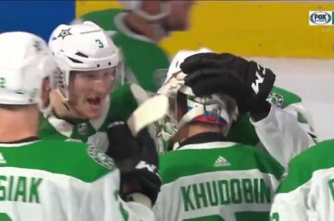 John Klingberg Scores For Stars Victory in OT vs Flames // NHL 2020