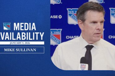 NYR vs UTA: Mike Sullivan Postgame Media Availability | Jan. 5, 2026