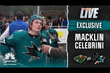 Macklin Celebrini believes surging Sharks are turning a corner, shouts out fans | NBC Sports CA