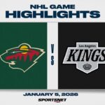 NHL Highlights | Wild vs. Kings - January 5, 2025