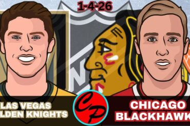 Las Vegas Golden Knights vs Chicago Blackhawks NHL Hockey Live Game Cast & Audio