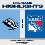 NHL Highlights | Mammoth vs. Rangers - January 5, 2026