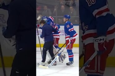 Igor Shesterkin unable to put any weight on his leg 🫣 #shorts