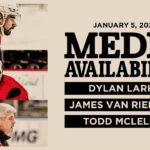 Dylan Larkin, James van Riemsdyk, Todd McLellan Morning Skate Media | Jan 5, 2026