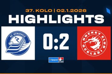 Highlights | HC Vítkovice Ridera vs. HC Oceláři Třinec 0:2 | 02.01.2026