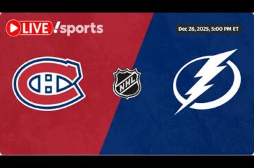 Tampa Bay Lightning VS. Montreal Canadiens | live NHL Gamecast and Chat