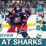 San Jose Sharks LOOK to Outscore Blue Jackets—Macklin Celebrini & Werenski Set for Huge Nights