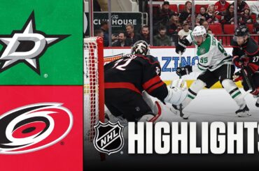 Stars vs. Hurricanes | NHL Highlights | January 06, 2026