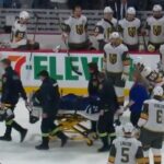 Haydn Fleury Stretchered Off