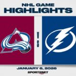 NHL Highlights | Avalanche vs. Lightning - January 6, 2025