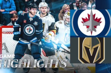 Winnipeg Jets vs. Vegas Golden Knights - Game Highlights