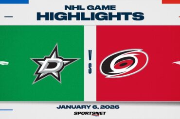 NHL Highlights | Stars vs. Hurricanes - January 6, 2025