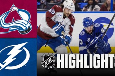 Avalanche vs. Lightning | NHL Highlights | January 06, 2026