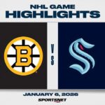 NHL Highlights | Bruins vs. Kraken - January 6, 2026