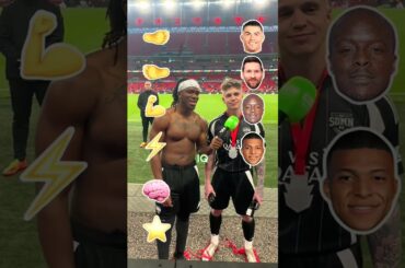 BUILD A PLAYER with Joe Weller and KSI at the Sidemen Charity Match 2025 #sidemen #football #ksi