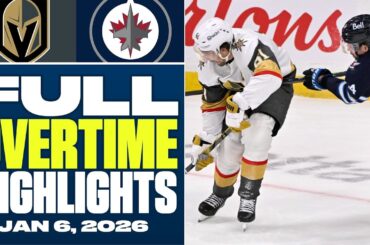 Vegas Golden Knights at Winnipeg Jets | FULL Overtime Highlights - January 6, 2026