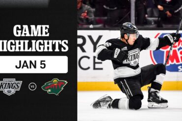 HIGHLIGHTS: Minnesota Wild vs LA Kings | 01.05.26