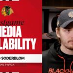 "Keeping the streak going feels great." | Arvid Soderblom Postgame 1.4.26