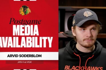 "Keeping the streak going feels great." | Arvid Soderblom Postgame 1.4.26