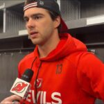 Devils Nico Hischier reacts to disastrous 9-0 loss to Islanders | Devils Rink Report
