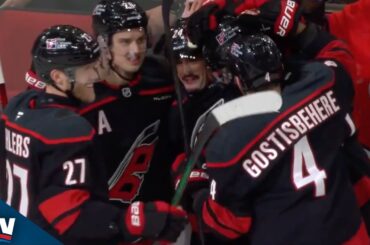 Hurricanes' Jarvis Scores Off Weird Bounce In First Game Back From Injury