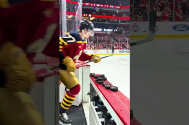 AJ Greer leaves no puck behind 😅