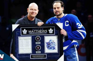 Maple Leafs Honour Matthews After Setting Franchise Goals Record