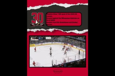 Sheldon Dries' 10th Goal of the 2025-26 Season for the Grand Rapids Griffins