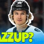 Trevor Zegras can't come to the phone right now