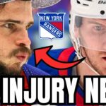 New York Rangers OWNER SPEAKS OUT & MASSIVE INJURY UPDATE...