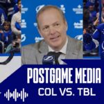 Postgame Media vs COL | Cooper, Hagel, Girgensons
