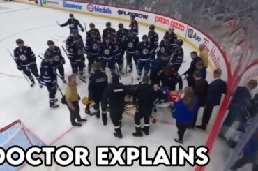 Hadyn Fleury Stretchered Off Ice and Taken to the Hospital - Doctor Explains