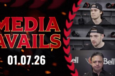 Ridly Greig, Drake Batherson, Travis Green Pregame Media vs UTA