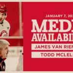 James van Riemsdyk, Todd McLellan Practice Media | JAN 7, 2026