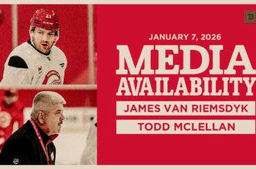 James van Riemsdyk, Todd McLellan Practice Media | JAN 7, 2026