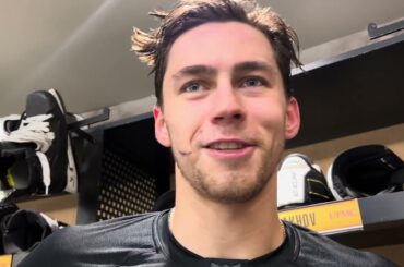Egor Chinakhov, Penguins, on playing with Evgeni Malkin